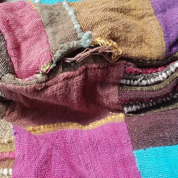 🔴Multicolor patchwork crossbody bucket bag - Picture 4 of 8